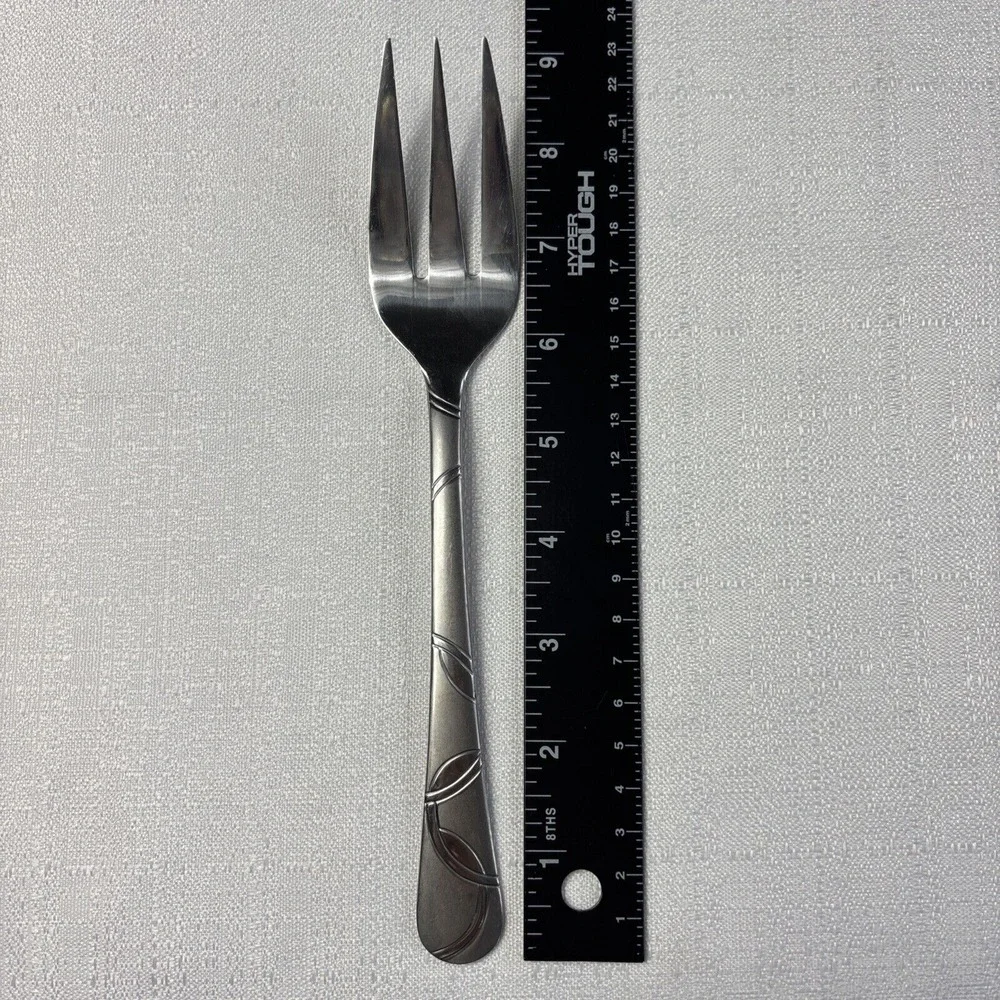 Cambridge Felicity Stainless‎ Steel Serving Fork Swirls Modern